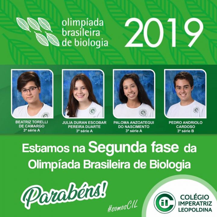 Segunda fase da Olimpíada Brasileira de Biologia