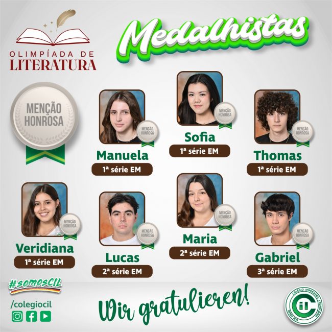 Olimpíada de Literatura Medalhistas
