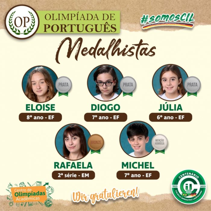 Olimpíada de Português - Medalhistas 001